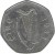 obverse of 50 Pingin - Dublin Millennium (1988) coin with KM# 26 from Ireland. Inscription: éIRe 1988