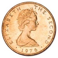 Isle of Man coin 1/2 Penny - Elizabeth II - 2'nd Portrait (1976 - 1979) obverse obverse of 1/2 Penny - Elizabeth II - 2'nd Portrait (1976 - 1979) coin with KM# 32 from Isle of Man. Inscription: ELIZABETH THE SECOND · 1978 · PM