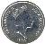 obverse of 5 Cents - Elizabeth II - 3'rd Portrait (1986 - 1998) coin with KM# 60 from New Zealand. Inscription: ELIZABETH II NEW ZEALAND 1987