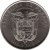 obverse of 1/2 Balboa - Old Panama: Convent of the Conception (2010) coin with KM# 140 from Panama. Inscription: REPUBLICA DE PANAMA MEDIO BALBOA