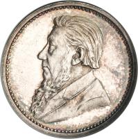 South Africa coin 3 Pence (1892 - 1897) obverse obverse of 3 Pence (1892 - 1897) coin with KM# 3 from South Africa.