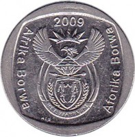 South Africa coin 2 Rand - AFRIKA BORWA - AFORIKA BORWA (2009) obverse obverse of 2 Rand - AFRIKA BORWA - AFORIKA BORWA (2009) coin with KM# 469 from South Africa. Inscription: 2009 Afrika Borwa Aforika Borwa ALS