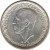 obverse of 2 Kronor - Gustav V (1942 - 1950) coin with KM# 815 from Sweden. Inscription: GUSTAF V SVERIGES KONUNG MED FOLKET FOR FOSTERLANDET