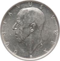obverse of 2 Kronor - Gustav V - Settlement of Delaware (1938) coin with KM# 807 from Sweden. Inscription: NOVA SUECIÆ SUECIA MEMOR
