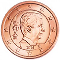 Belgium coin 2 Euro Cent - Philippe - 2'nd Type (2014 - 2016) obverse obverse of 2 Euro Cent - Philippe - 2'nd Type (2014 - 2016) coin with KM# 332 from Belgium. Inscription: FP BE 2014