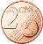 reverse of 2 Euro Cent - Philippe - 2'nd Type (2014 - 2016) coin with KM# 332 from Belgium. Inscription: 2 EURO CENT LL