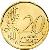 reverse of 20 Euro Cent - Philippe (2014 - 2015) coin with KM# 335 from Belgium. Inscription: 20 EURO CENT LL