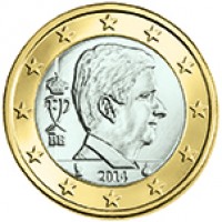 Belgium coin 1 Euro - Philippe (2014 - 2015) obverse obverse of 1 Euro - Philippe (2014 - 2015) coin with KM# 337 from Belgium. Inscription: FP BE 2014