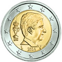 Belgium coin 2 Euro - Philippe (2014 - 2015) obverse obverse of 2 Euro - Philippe (2014 - 2015) coin with KM# 338 from Belgium. Inscription: FP BE 2014