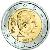 obverse of 2 Euro - Philippe (2014 - 2015) coin with KM# 338 from Belgium. Inscription: FP BE 2014