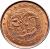 reverse of 10 Cash - Guangxu (1902 - 1905) coin with Y# 162 from China. Inscription: KIANG-SOO TEN CASH