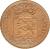 obverse of 1 Cent - Christian IX (1868 - 1883) coin with KM# 68 from Danish West Indies. Inscription: CHRISTIAN IX KONGE AF DANMARK