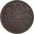 reverse of 10 Pfennig - Düren (Rheinprovinz) (1918) coin with F# 105 from Germany. Inscription: 10 · STADT · DÜREN · 1918 ·