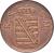 obverse of 2 Pfennige - Johann (1855 - 1859) coin with KM# 1185 from German States. Inscription: K.S. S.M.