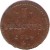 reverse of 1 Pfennig - Ludwig X (1811 - 1819) coin with KM# 280 from German States. Inscription: I PFENNIG 1819