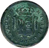 Italian States coin 1/2 Soldo - Maria Theresa (1776 - 1779) obverse obverse of 1/2 Soldo - Maria Theresa (1776 - 1779) coin with KM# 184 from Italian States. Inscription: M · THER · D · G · R · I · H · B · R · A · A · D · MED ·