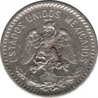 Mexico coin 20 Centavos (1905 - 1914) obverse obverse of 20 Centavos (1905 - 1914) coin with KM# 435 from Mexico. Inscription: ESTADOS UNIDOS MEXICANOS
