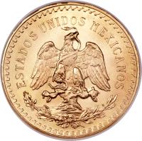obverse of 50 Pesos - Centennial of Independence (1921 - 1947) coin with KM# 481 from Mexico. Inscription: ESTADOS UNIDOS MEXICANOS