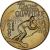 reverse of 2 Złote - Olympic Games Nagano 1998 (1998) coin with Y# 335 from Poland. Inscription: XVIII ZIMOWE IGRYSKA OLIMPIJSKIE NAGANO 1998