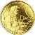 reverse of 2 Złote - Fryderyk Chopin (1999) coin with Y# 365 from Poland. Inscription: FRYDERYK CHOPIN 150 ROCZNICA SMIERCI