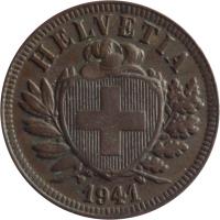 Switzerland coin 2 Rappen (1850 - 1941) obverse obverse of 2 Rappen (1850 - 1941) coin with KM# 4 from Switzerland. Inscription: HELVETIA 1850