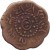 reverse of 7 1/2 Skar (1918 - 1926) coin with Y# 20 from Tibet.