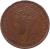 obverse of 1 Cent - George VI (1938 - 1947) coin with KM# 18 from Canadian provinces. Inscription: GEORGIUS VI DEI GRA. REX ET IND. IMP. P.M.