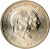 obverse of 5 Kroner - Frederik IX - Silver Wedding Anniversary (1960) coin with KM# 852 from Denmark. Inscription: KONG FREDERIK IX DRONNING INGRID AF DANMARK