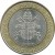 obverse of 1000 Lire - John Paul II (2001) coin with KM# 337 from Vatican City. Inscription: IOANNES PAVLUS II P.M. * AN.XXIII-MMI *