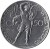 reverse of 50 Centesimi - Pius XII (1940 - 1941) coin with KM# 25a from Vatican City. Inscription: STATO DELLA CIT TA' DEL VATICANO C. 50