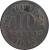 reverse of 10 Pfennig - Frankfurt am Main (Hessen-Nassau) (1917 - 1919) coin with F# 136 from Germany. Inscription: STADT FRANKFURT A/M. 10 PFENNIG 1917