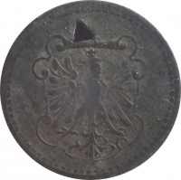 obverse of 10 Pfennig - Frankfurt am Main (Hessen-Nassau) (1917 - 1919) coin with F# 136 from Germany.