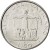 reverse of 50 Lire - John Paul II (1987) coin with KM# 201 from Vatican City. Inscription: CITTA' DEL VATICANO L.50 R