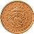 obverse of 2 Euro Cent - Sede Vacante (2005) coin with KM# 366 from Vatican City. Inscription: CITTA' DEL VATICANO · SEDE · VACANTE · MMV · R D. LONGO LDS INC. CARITAS ET VERITAS