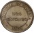 reverse of 2 Centavos (1870 - 1877) coin with KM# 147 from Chile. Inscription: ECONOMIA ES RIQUEZA DOS CENTAVOS * 1873 *