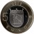reverse of 5 Euro - Savonia, St. Olaf Castle (2013) coin with KM# 199 from Finland. Inscription: 2013 5 T EURO