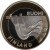 obverse of 5 Euro - Karelia, Imatra hydropower plant (2013) coin with KM# 195 from Finland. Inscription: SUOMI N FINLAND