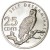 reverse of 25 Cents - 10th Anniversary of Independence: Harpy Self Determination (1976 - 1980) coin with KM# 40 from Guyana. Inscription: SELF DETERMINATION 25 CENTS