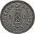 obverse of 2 Centimes (1846) coin with KM# 26 from Haiti. Inscription: LIBERTE EGALITE 2 C AN 43