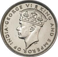 Hong Kong coin 10 Cents - George VI (1938 - 1939) obverse obverse of 10 Cents - George VI (1938 - 1939) coin with KM# 23 from Hong Kong. Inscription: · GEORGE VI KING AND EMPEROR OF INDIA