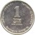 reverse of 1 New Sheqel - Israel's 40th Anniversary (1988) coin with KM# 197 from Israel. Inscription: إسرائيل ISRAEL התשמ