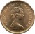 obverse of 1/2 Penny - Elizabeth II - 2'nd Portrait (1981) coin with KM# 45 from Jersey. Inscription: QUEEN ELIZABETH THE SECOND