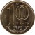 reverse of 10 Tenge - Magnetic (2013 - 2014) coin from Kazakhstan. Inscription: 10 ТЕҢГЕ