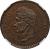 obverse of 5 Centimes - Honoré V - Small head (1837 - 1838) coin with KM# 95.2a from Monaco. Inscription: HONORE V PRINCE DE MONACO