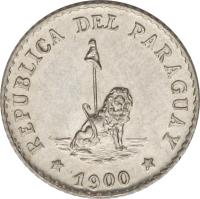Paraguay coin 5 Centavos (1900 - 1903) obverse obverse of 5 Centavos (1900 - 1903) coin with KM# 6 from Paraguay. Inscription: REPUBLIC DEL PARAGUAY 1903