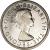 obverse of 2 Shillings - Elizabeth II - 1'st Portrait (1955 - 1957) coin with KM# 6 from Rhodesia and Nyasaland. Inscription: + QUEEN · ELIZABETH · THE · SECOND