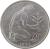 obverse of 50 Pfennig (1950 - 2001) coin with KM# 109 from Germany. Inscription: 1992