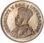 obverse of 1/4 Penny - George V (1923 - 1936) coin with KM# 12 from South Africa. Inscription: GEORGIVS V REX IMPERATOR