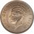 obverse of 2 Shillings - George VI (1948 - 1952) coin with KM# 23 from Southern Rhodesia. Inscription: KING GEORGE THE SIXTH