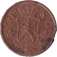 obverse of 2 Öre Silfwermynt - Adolf Frederick (1751 - 1768) coin with KM# 461 from Sweden. Inscription: A.F. S.G.